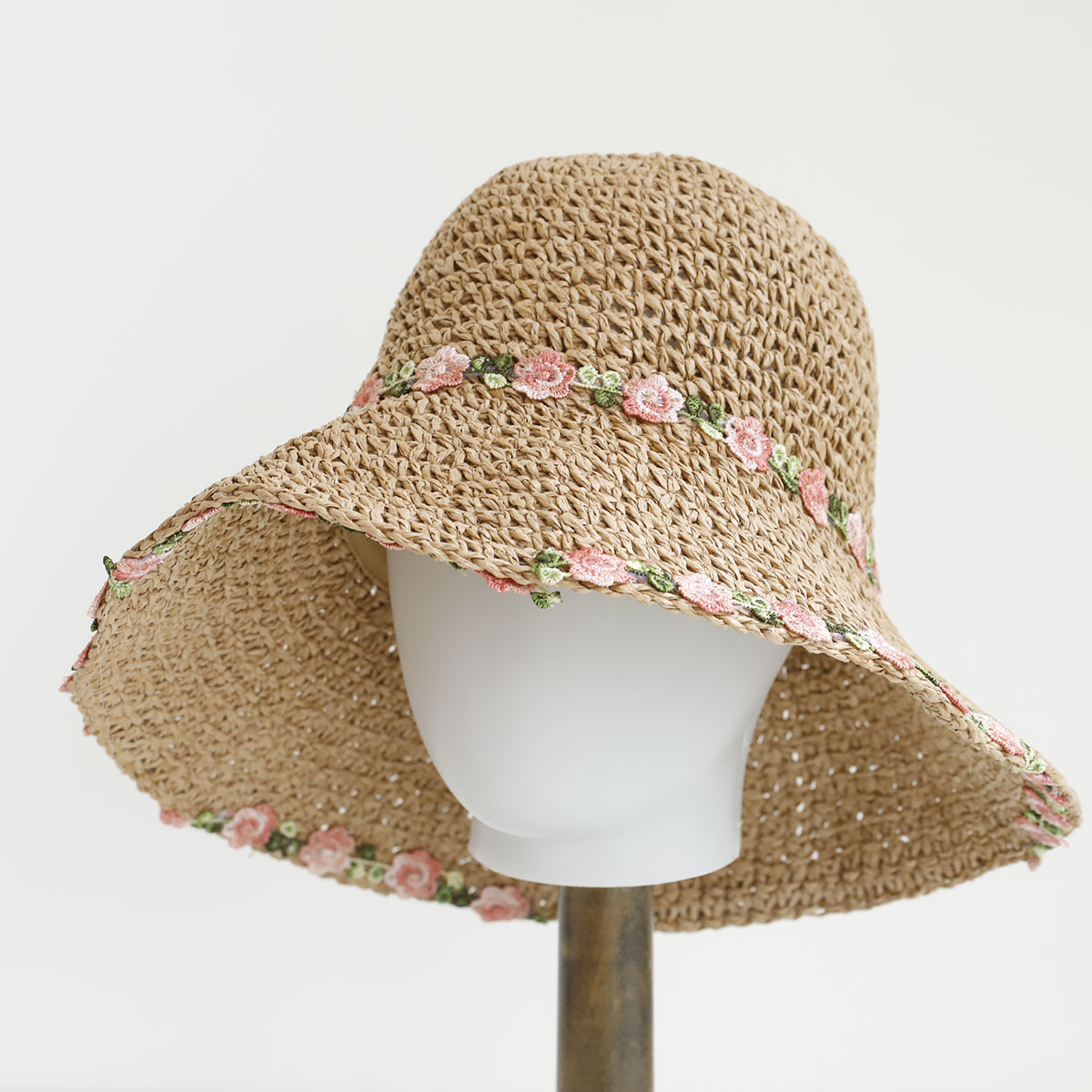 Nouveau Chapeau de soleil fleu - Bucket Hat Straw avis et prix